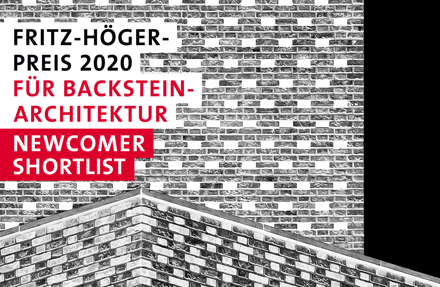 Newcomer Shortlist Fritz Höger Preis Backstein Architektur